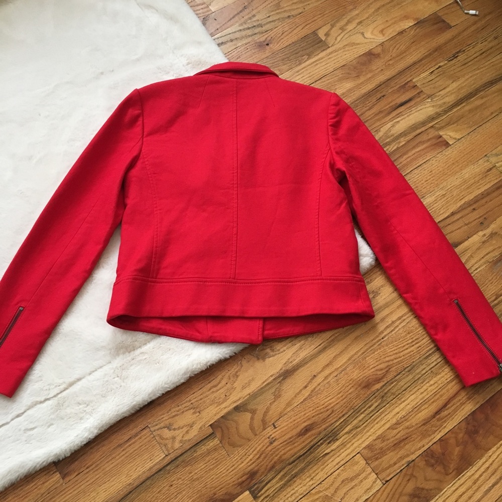 New Banana Republic Red Moto Jacket - Picture 6 of 8